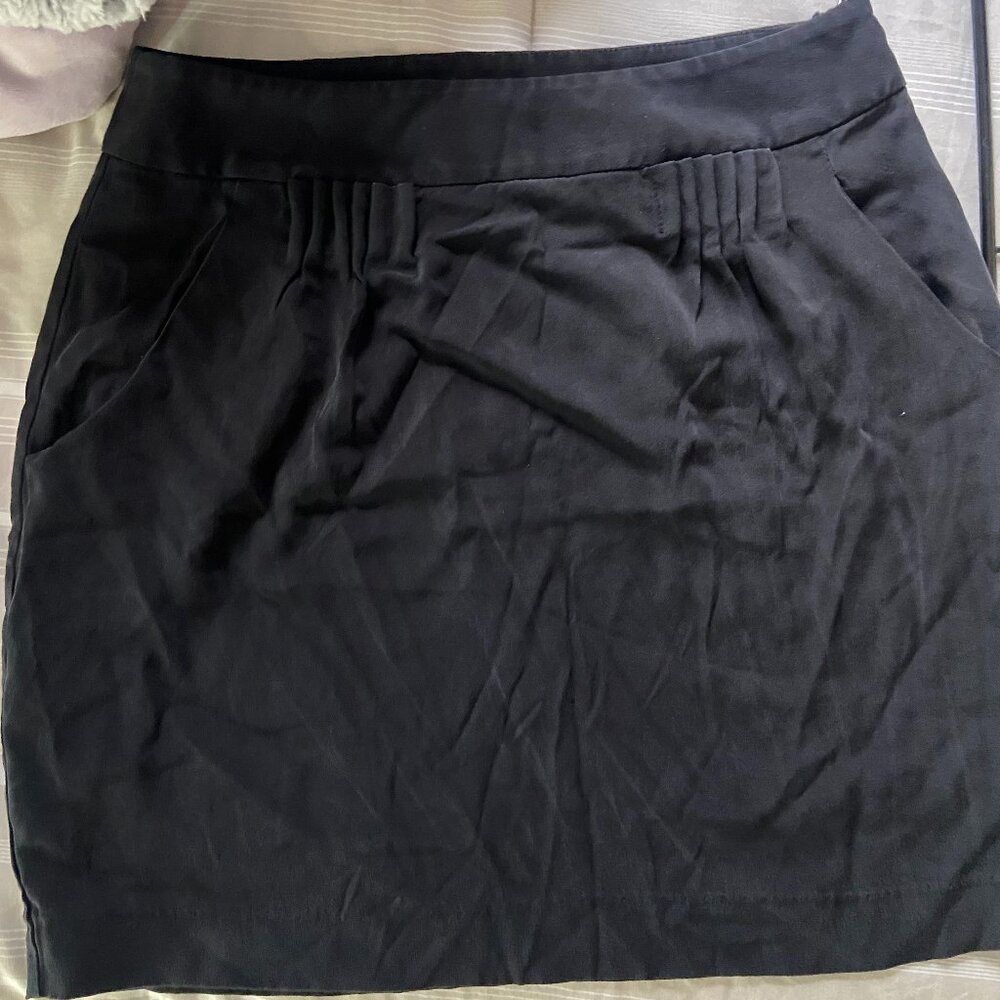 Theory, Above the Knee Black Skirt